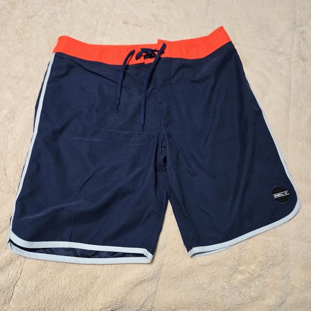 O'Neill Quick Dry 4-Way Stretch Swim Board Shorts, size 33